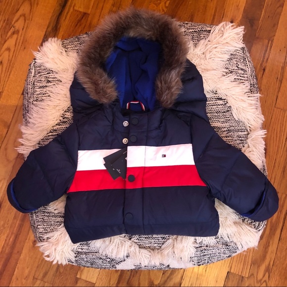 tommy hilfiger baby girl snowsuit